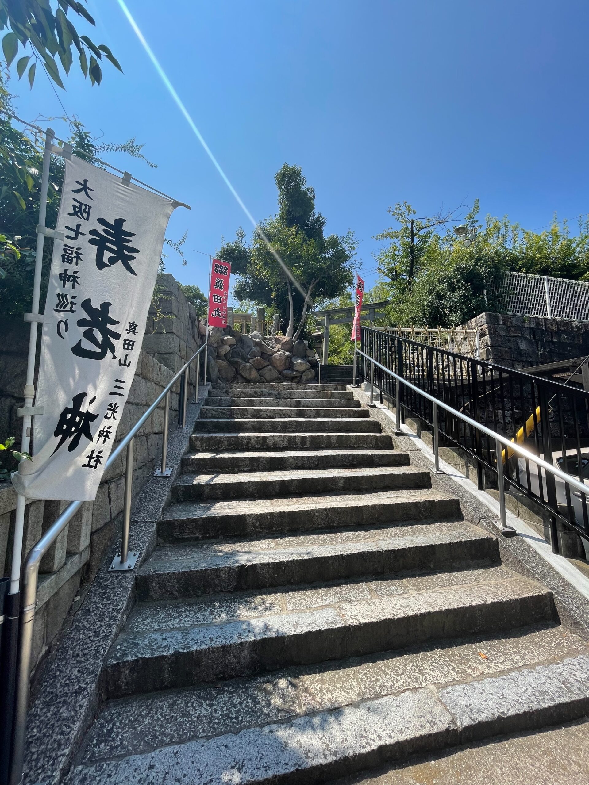 2022/8/4: 三光神社《真田幸村公像、真田の抜穴跡》（大阪市天王寺区）